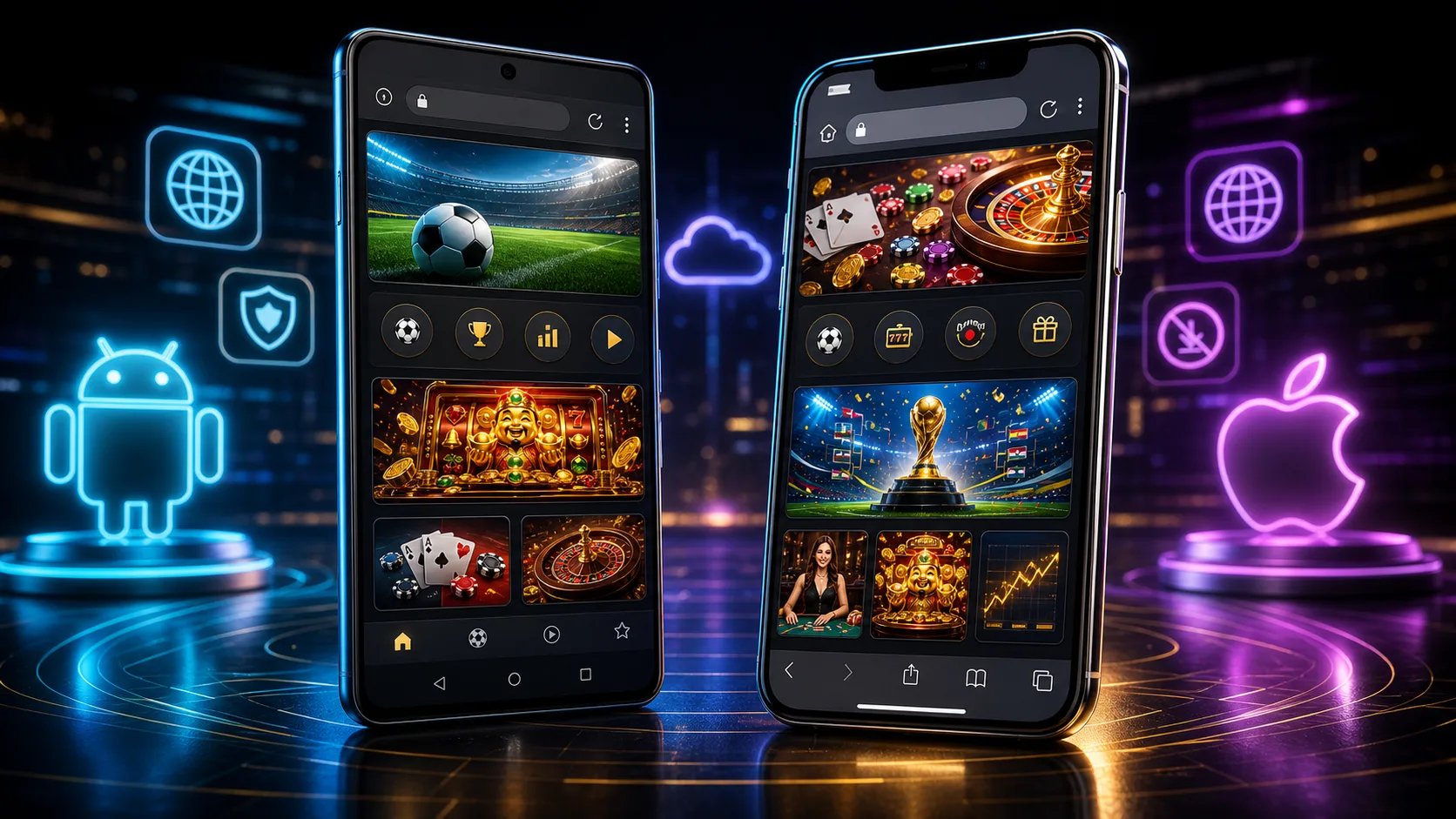 Experiência 888casino compatível com Android e iOS no navegador mobile